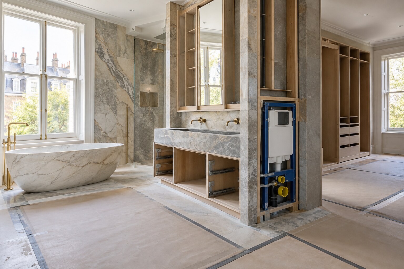 Complete renovation work inside a Chelsea apartment