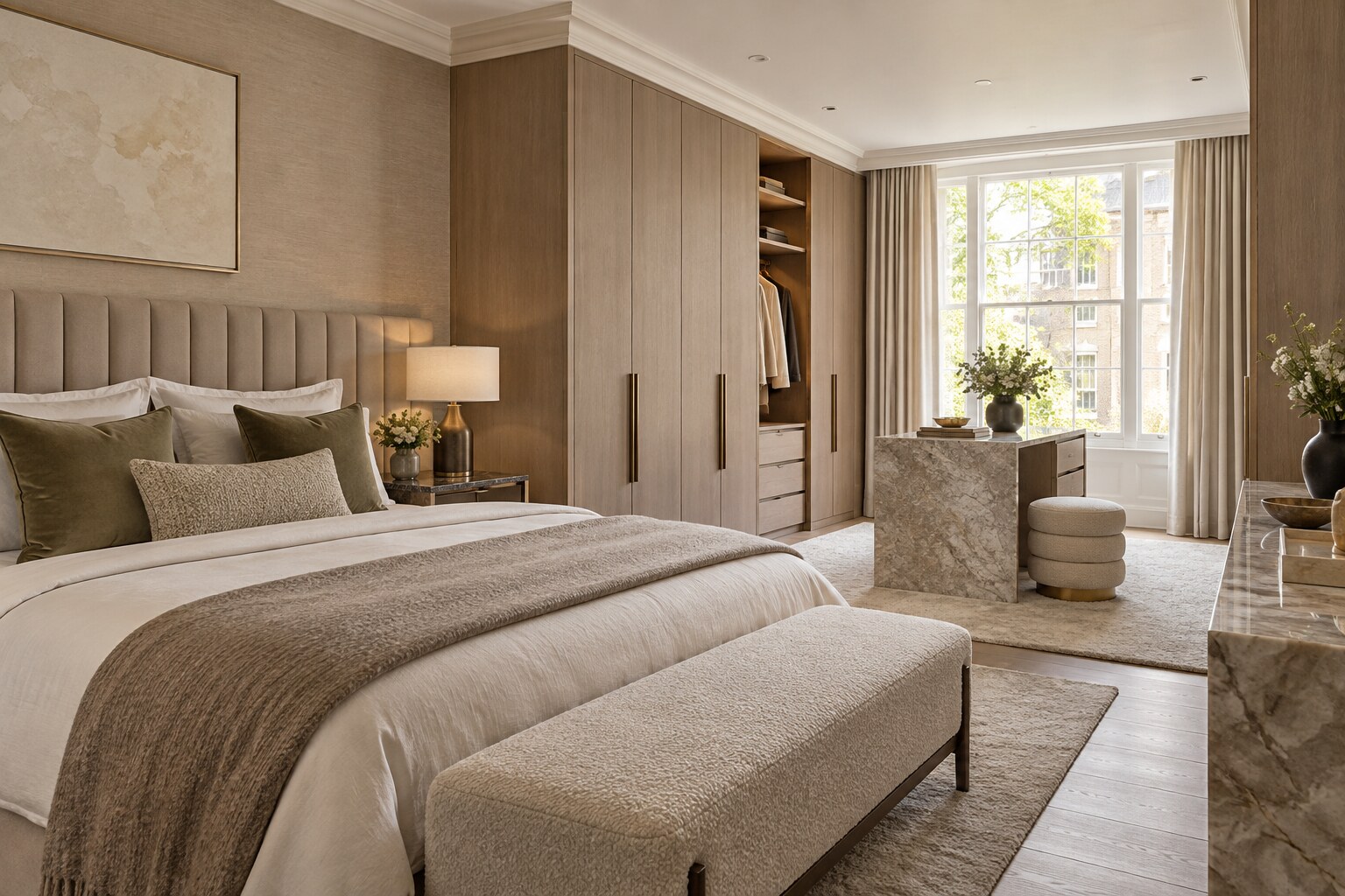Elegant finished Chelsea apartment after comprehensive renovation