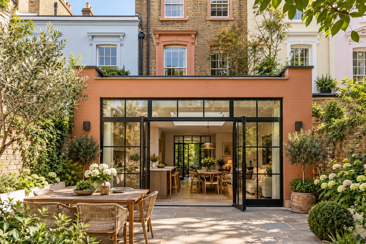 Rear extension to a period house in Notting Hill